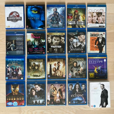 Diverse Film Sælges, Blu-ray, action, Brugte velholdte originale Blu-ray film. Kan afhentes i Farum 