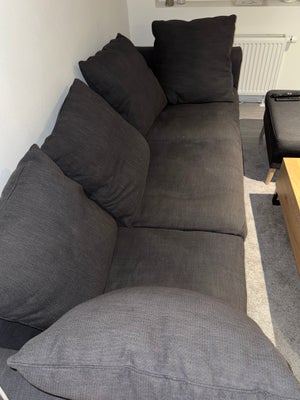 Sofa, stof, 3 pers. , Ikea, 3 personers sofa fra IKEA + puf. Købt ny for knap halvandet år siden, sæ