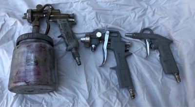 Sprøjtepistol, Sprøjte male udstyr : sprøjtepistol, sprøjtepistol uden tank , luftpistol , sælges sa