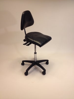Kontorstol, Ergonomisk stol - med læder og fempas fod, kontor stol, kontor-stol, HÅG, Kinnarps, Labo
