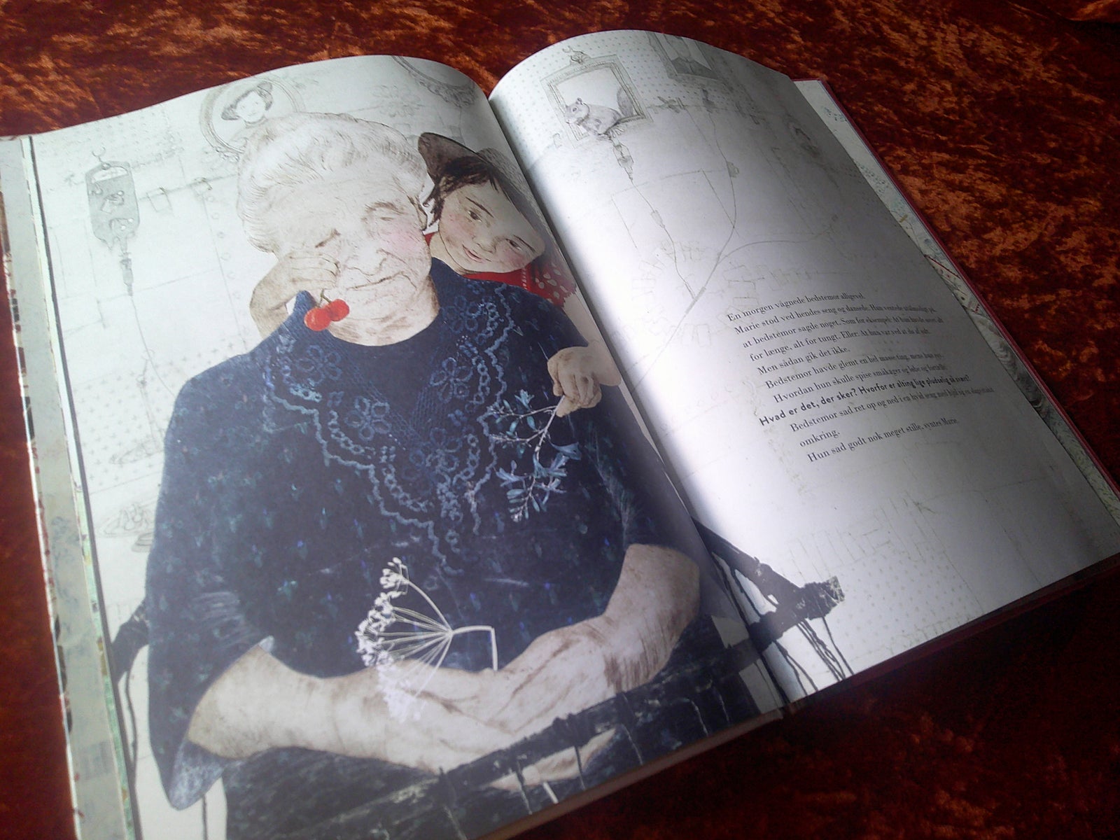 Marie og bedstemor, Tine Mortier