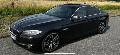 BMW 520d, 2,0, Diesel, 2010, km 238000, sortmetal, træk, nysynet, klimaanlæg, ABS, airbag, alarm, 4-