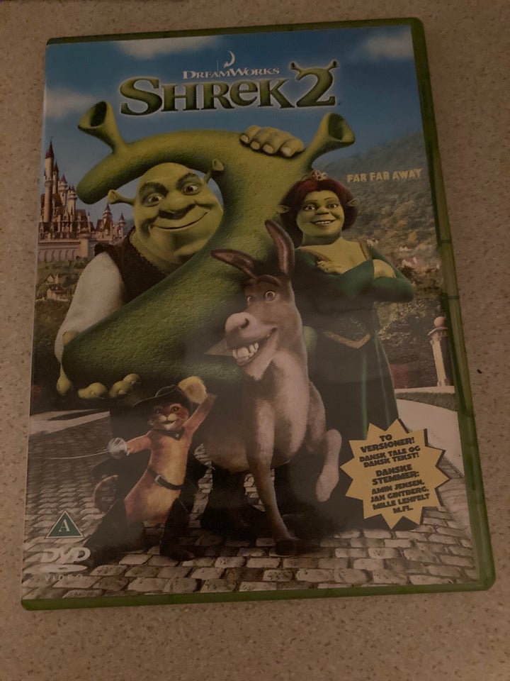 Shrek,Shrek 2,Shreklig jul & Shrek 4, DVD, animation