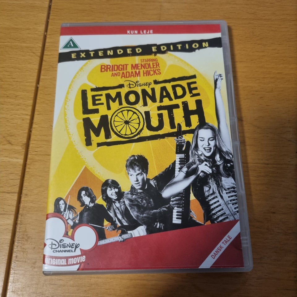 Lemonade Mouth Extended Edition, DVD, familiefilm