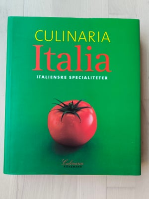 Culinaria Italia, Könemann, emne: mad og vin, Bogen fremstår i god stand,
Hardback med smudsomslag,
