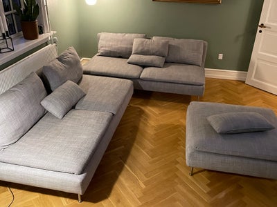 Sofagruppe, stof, 6 pers. , Ikea Söderhamn, Modul-sofagruppe sælges. Vi bruger den som hjørnesofa, m