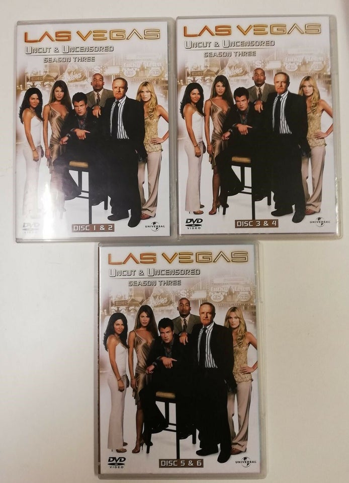 Las Vegas- Sæson 3, DVD, TV-serier