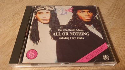 Milli Vanilli: All Or Nothing - The U.S. Remix Album, hiphop, /Pop/Pop Rap. Fra 1989.
Indeholder føl