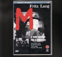 M (Peter Lorre), instruktør Fritz Lang, DVD
