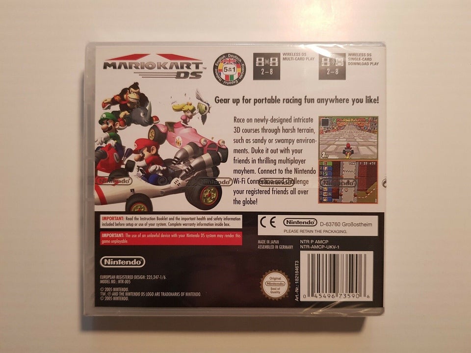 (Nyt i folie) Mario Kart, Nintendo DS