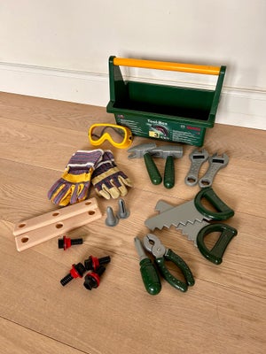 Værktøj, Værktøjskasse med værktøj, Bosch Klein, Værktøjskasse fyldt med værktøj. 

Fra ikke-ryger h
