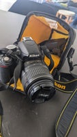 Nikon D3100, spejlrefleks, 14.8 megapixels