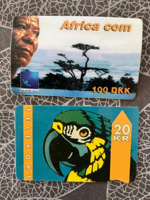 Telefonkort, Fra 1994 og 2002. 15 kr pr stk. kan sendes med post. 