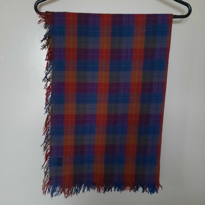 Tørklæde, Tørklæde / sjal, Baron, str.  125 X 125 cm,  Flerfarvet,  100% Bomuld,  Næsten som ny, Ter