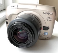 Andet, Minolta Vetis S-100 APS kamera m 28-56 mm objektiv,