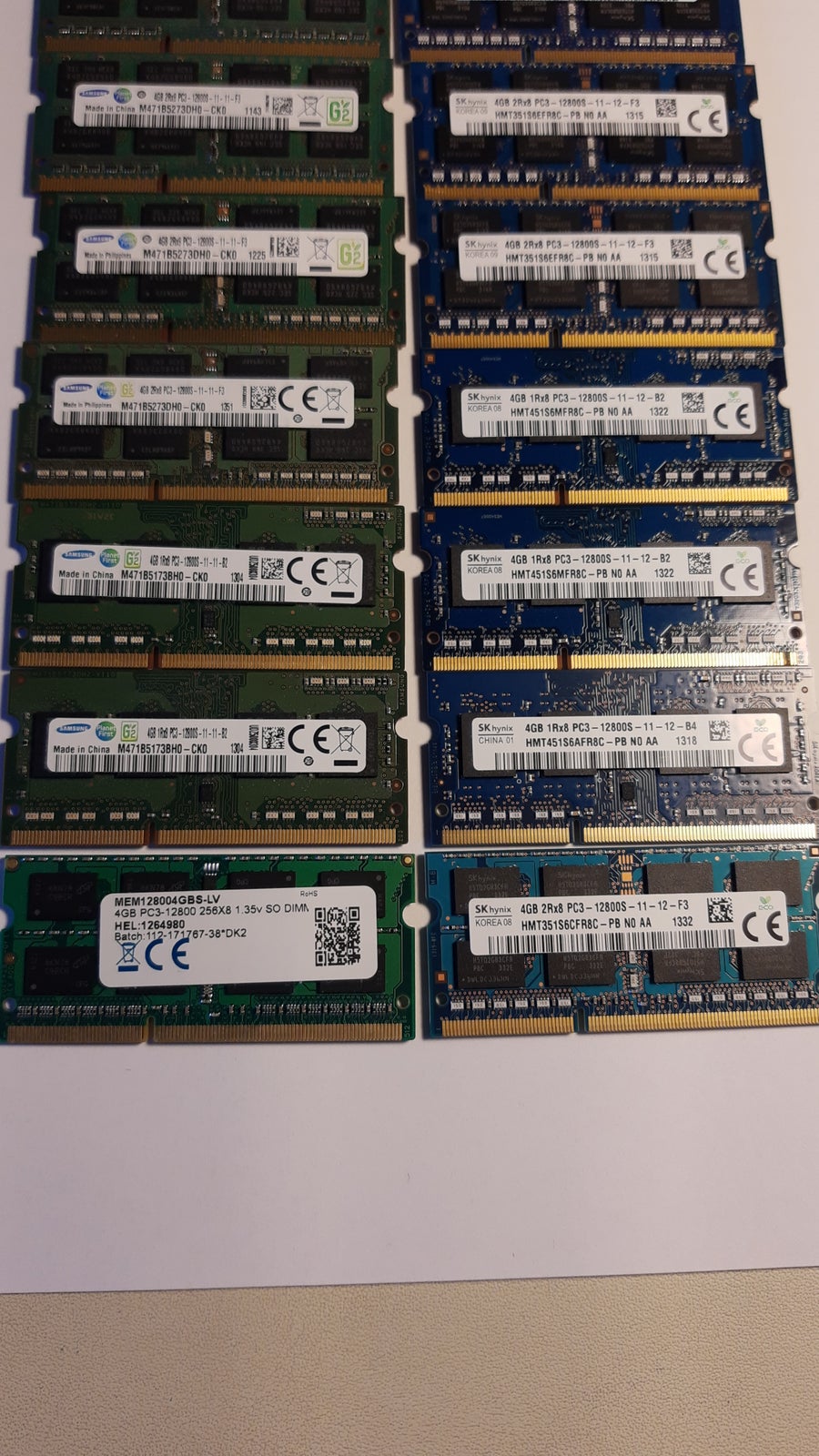 Blandet, 4 GB, DDR3 SDRAM