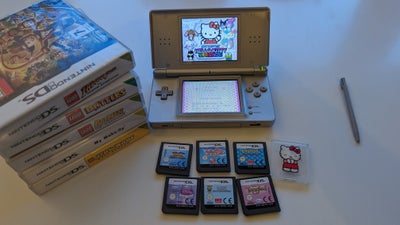 Nintendo DS, Perfekt, Nintendo ds med
Mario og sonic at Olympic games 
Hello kitty and friends
Hello