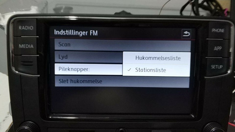 Multimedia system, VW DANSK! Originalt VW anlæg