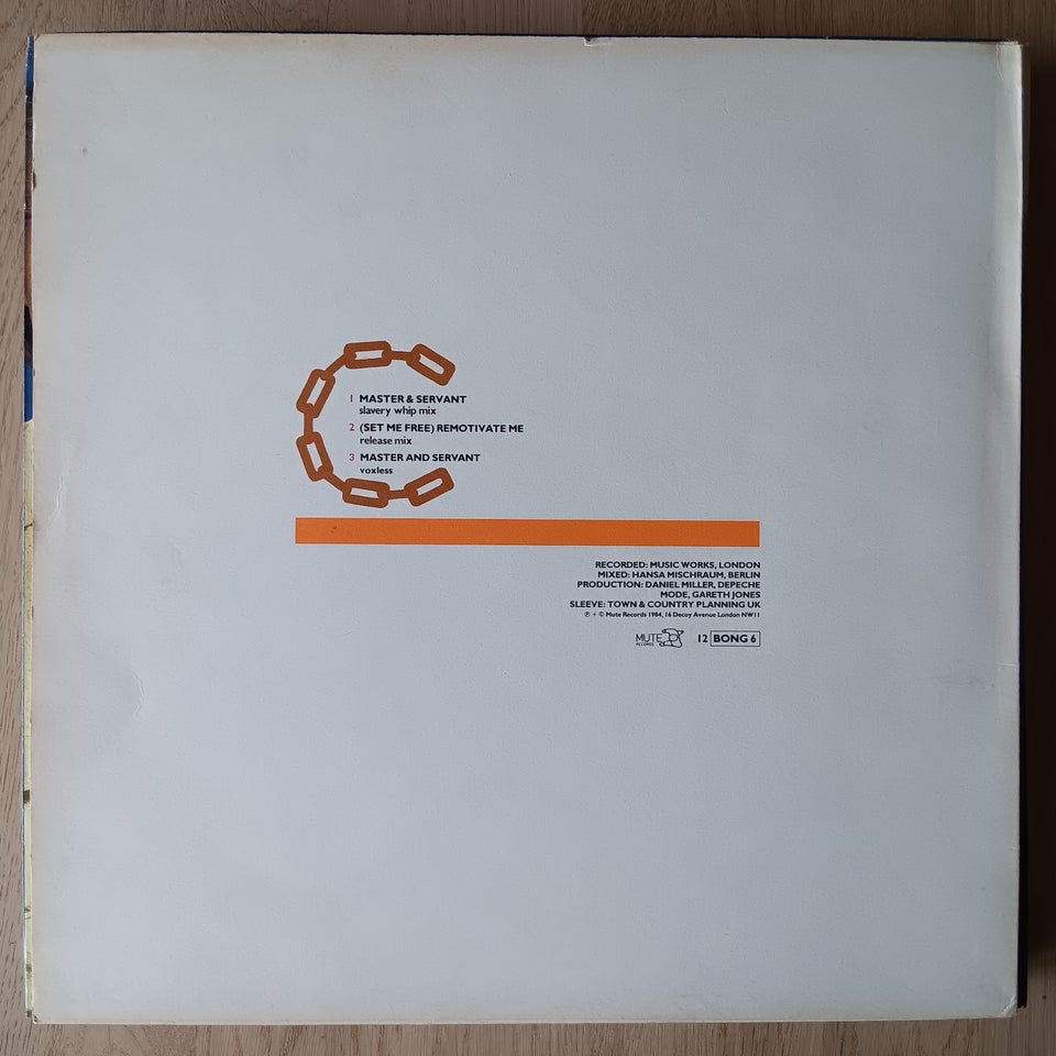 Maxi-single 12", SOLGT Depeche mode, Master and servant