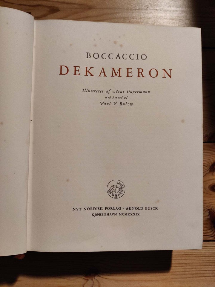 Dekameron, Giovanni Bocaccio, genre: anden kategori