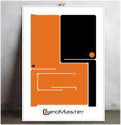 Plakat, Gabriel Lavine, motiv: GeoMaster Series N°11 CE2, b: 70 h: 100, Limited Collectors Edition G