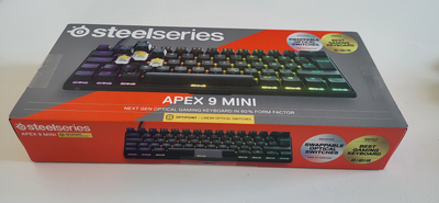 Tastatur, SteelSeries, Apex 9 mini, Perfekt, Stadig indpakket Apex 9 Mini. Aldrig brugt