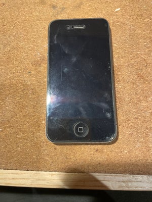 iPhone 4S, 16 GB, sort, God, Iphone 4s brugt få ridser, men alt kosmetisk.
fungere som det skal
på I