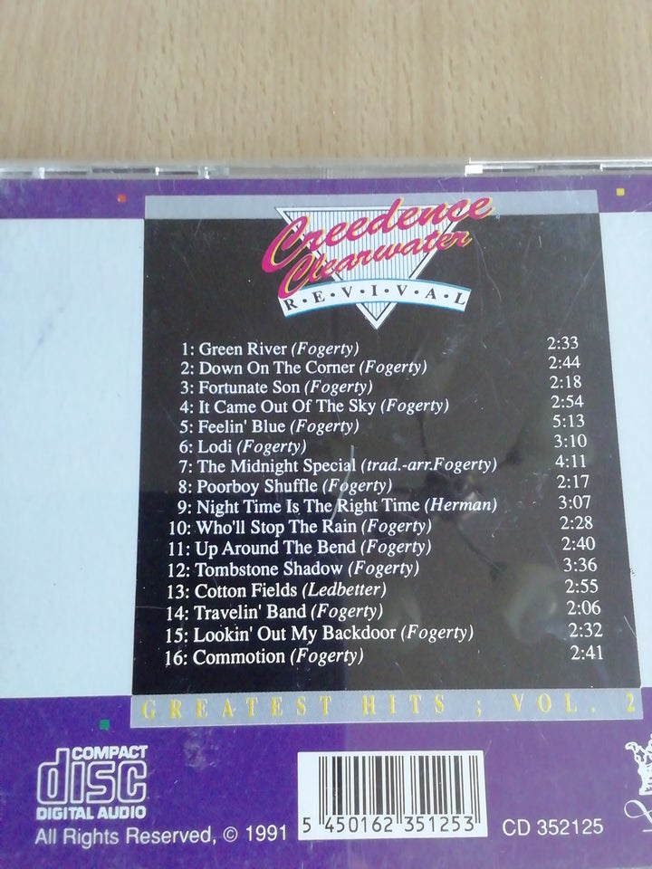 Cleedence clearwater Revival: Greatest hits vol 2, andet