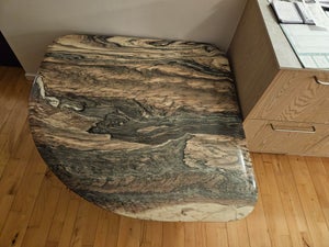 Sofabord med marmor bordplade