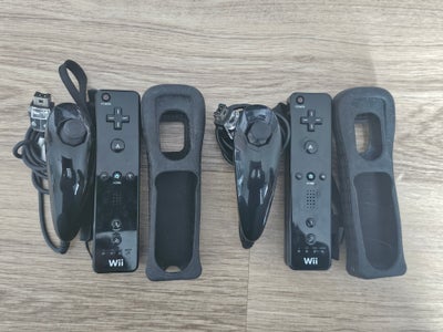 2 originale controller sæt til Nintendo Wii, Nintendo Wii, 2 originale controller sæt til Nintendo W