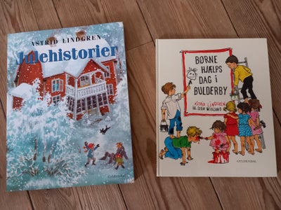 Børnehjælpsdag i Bulderby & Julehistorier, Astrid Lindgren, Begge fremstår nye og ulæste. 

Børnehjæ