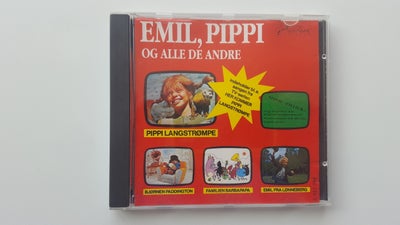 *: Emil, Pippi og alle de andre, børne-CD, Emil, Pippi og alle de andre.

Indeholder:
Pippi Langstrø
