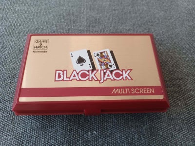 Nintendo Game & Watch, Blackjack, Super flot fra 1985
Spiller perfekt
