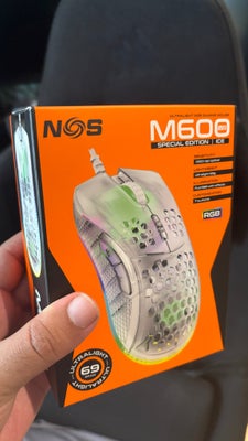 Mus, Nos, M600 v2, Perfekt, Sælger denne uåbnede gaming mus fra nos Elgiganten. Se ogs min anden ann