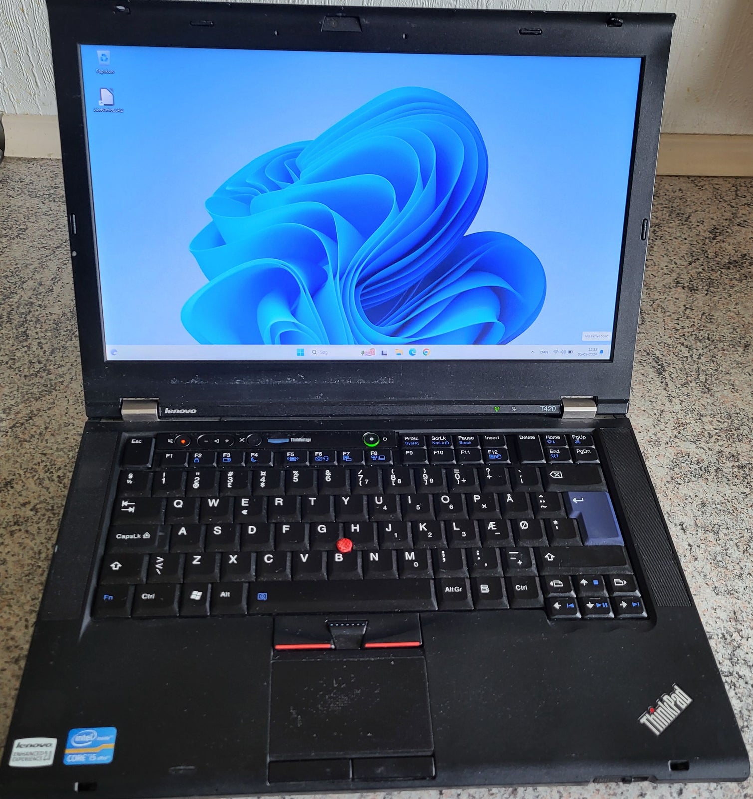 Lenovo ThinkPad T420, Intel core i 5 2520 M GHz, 6 GB ram