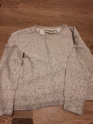 Sweater, By Malene Birger, str. 42, Hvid/grå meleret, Næsten som ny, Mega flot Malene Birger strik, 