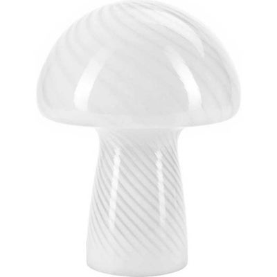 Anden bordlampe, Bahne, Mushroom lampe i hvid, aldrig brugt . 
Bemærk det er den store model .