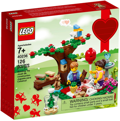 Lego Exclusives, 40236 Romantic Valentine Picnic, Lego 40236 Holiday: Valentine's Day: Romantic Vale