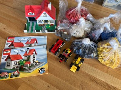Lego Creator, 4956, Creator hus. Plus poser med klodser og diverse. 