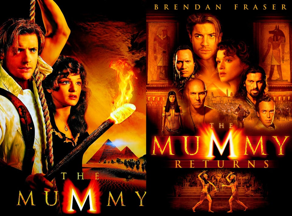 MUMIEN FILM 1 & 2 +SCORPION KING BRENDAN FRASIER, DVD,