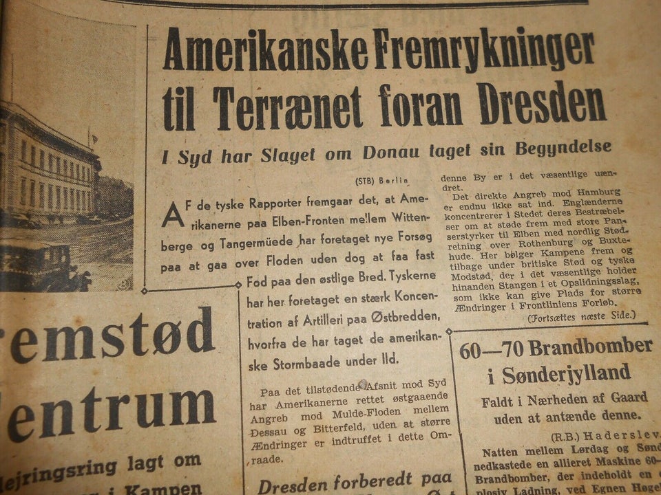 Demokraten 23-24 april 1945, Blad