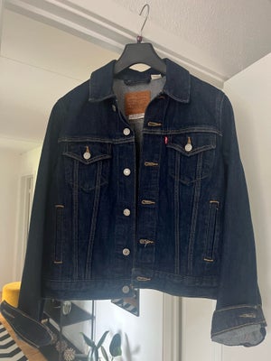 Jakke, str. 38, Levi’s,  Mørkeblå denim,  100 % bomuld,  Ubrugt