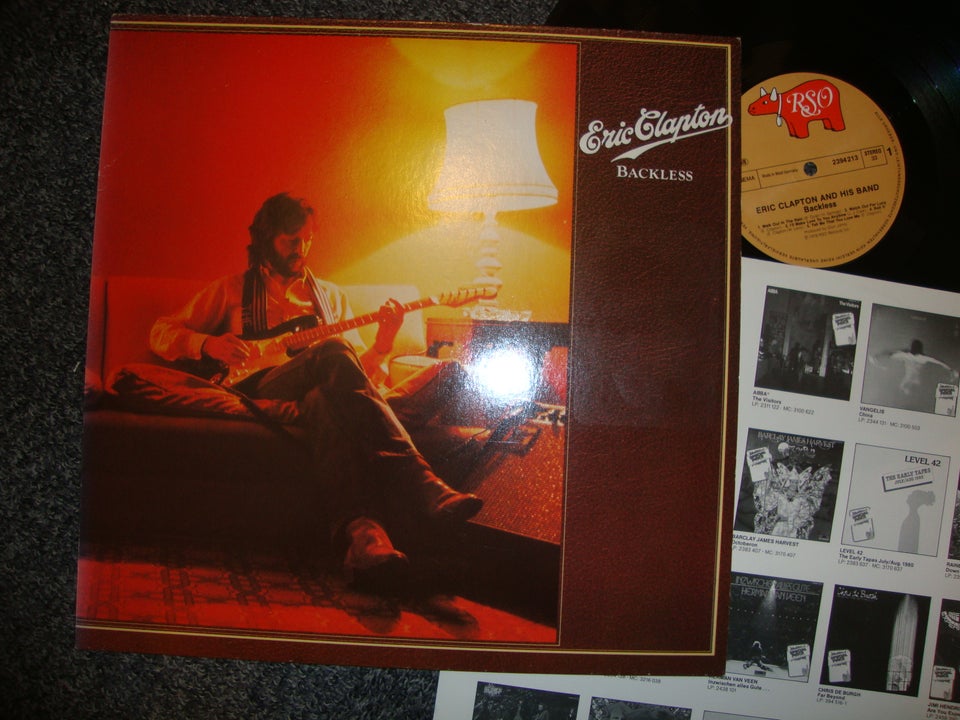 LP, ERIC CLAPTON., Backless.