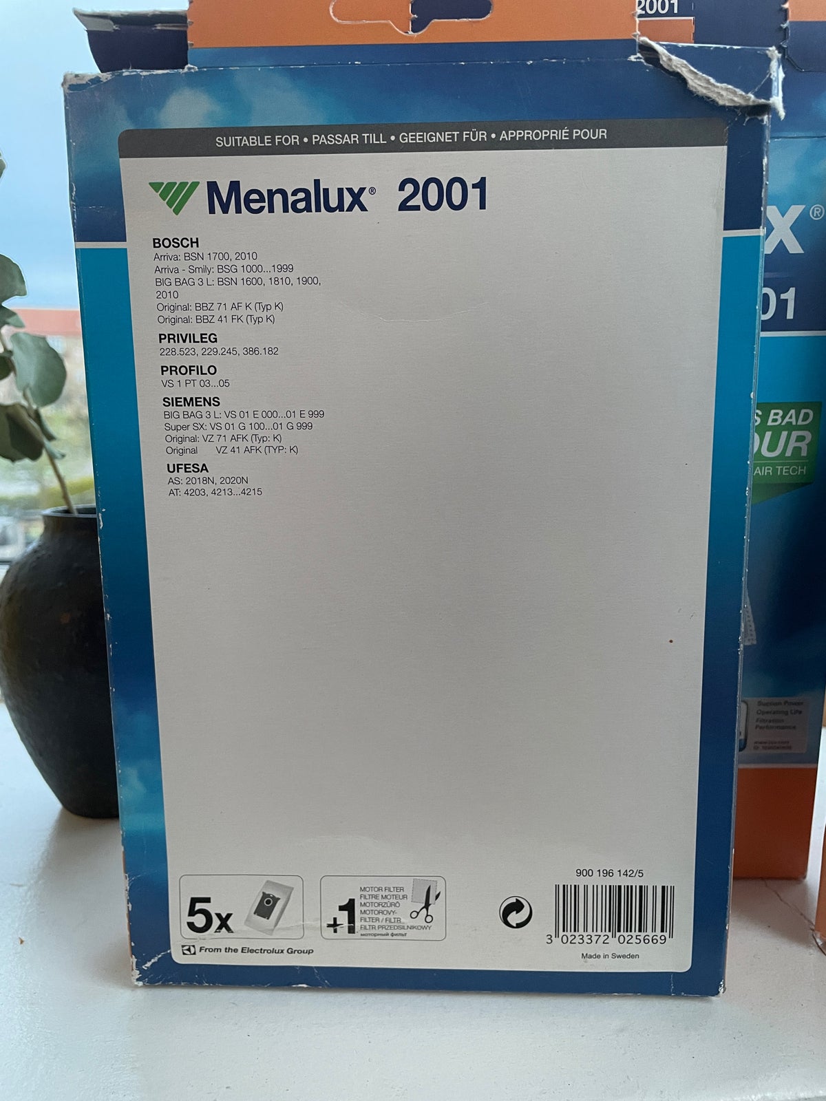 Tilbehør til støvsuger, andet mærke Menalux 2001