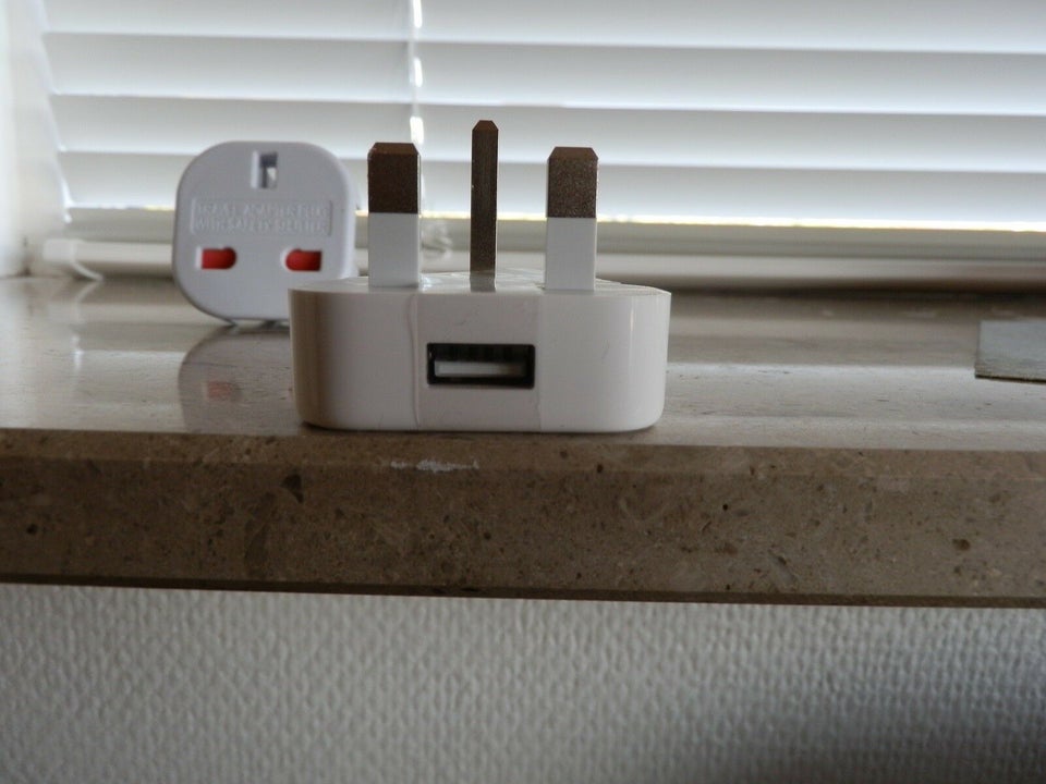 Adapter, t. iPhone, 5W USB Power Adapter DK/UK lader
