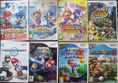 Super Mario Wii Spil, Nintendo Wii, Mario and Sonic at the Olympic Games: 149.-

Mario and Sonic at 