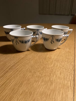 Porcelæn, Kaffekopper med undertellerken, Empire Bing & Grøndal, Fine gamle Empire Kaffekopper og un