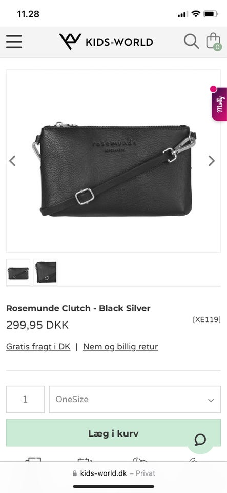 Clutch, andet mærke, andet materiale