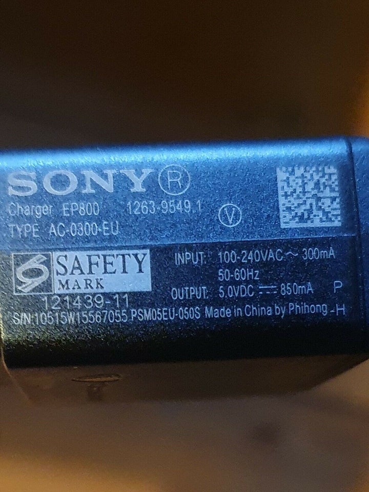 Oplader, t. Sony Ericsson, UCB16