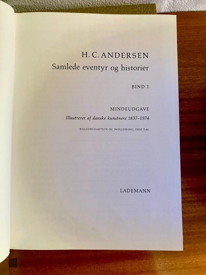 HC Andersen Samlede Eventyr , H C Andersen, genre: eventyr